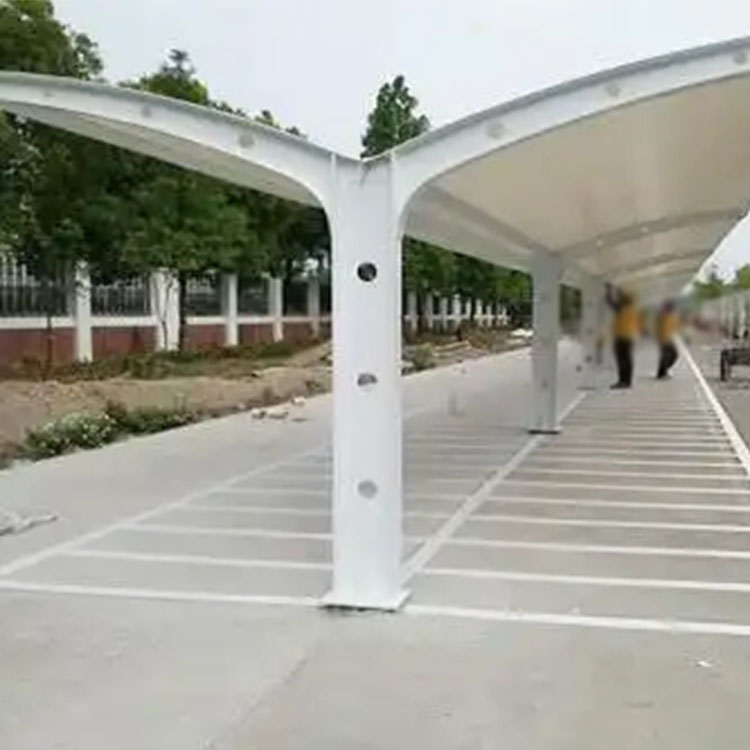 温泉县膜结构电动车棚