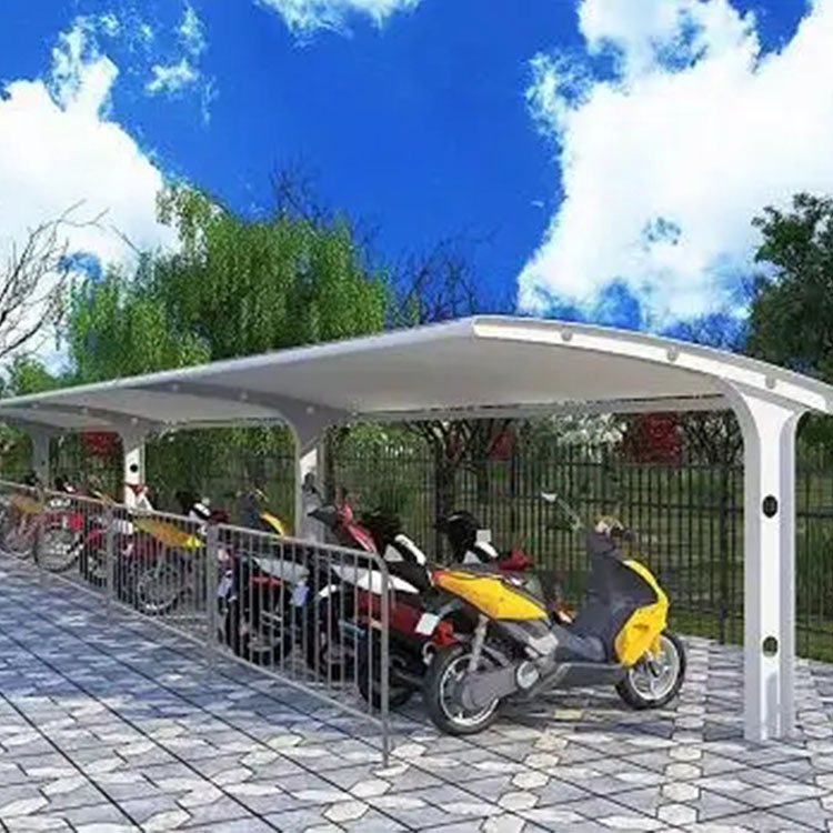 温泉县膜结构电动车棚